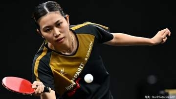 カットマン・佐藤瞳、日本女子初のGS制覇とはならず　中国の王曼昱にストレートで屈す【卓球WTTチャイナスマッシュ】