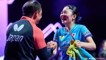 張本美和、0－2から大逆転で準々決勝進出！「我慢すればチャンスあると思っていた」松島輝空らもベスト8入り【卓球・WTT横浜】