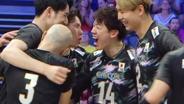 バレー男子日本代表、無傷の開幕6連勝で予選R首位に浮上　アジア最大のライバル・イランとの激闘制す【ネーションズリーグ】