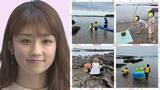 「【 小倉優子 】　夏休み最後に子どもたちと逗子の海へ　 電車移動に「意外に近くてびっくり」と大満足　子どもたちとスイカ割り楽しむ姿に反響」の画像1
