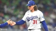 ドジャース 逆転負けで連勝は8でストップ 地区優勝マジックは“4”のまま、ベッツ・マンシー2者連続弾もグラスノーが5回途中4失点