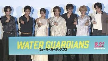 【ウォーターガーディアンズ】グループの垣根を超えアイドルキャストが勢ぞろい。迫真の演技は〝あ～、あれガチです〟