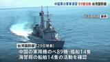「中国軍が台湾周辺で軍事演習　のべ89機の活動を確認　台湾国防部が発表」の画像1