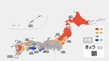 すっきりしない週末　来週前半にかけて夏日・真夏日エリア拡大　関東は激しい気温変化に