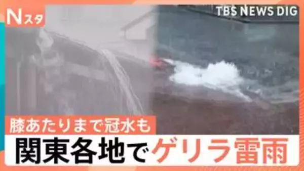 関東でゲリラ雷雨　八王子など一時「レベル4大雨危険警報」　3連休も全国的に雷雨や突風に警戒