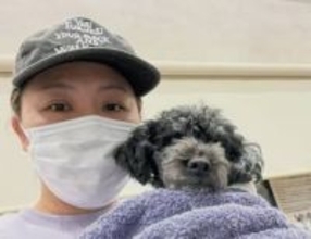 【 丸山桂里奈 】　愛犬が「倒れてしまい、、、」「嘔吐もしていた」　動物病院へ　心配な状況明かす　「診察の時は大号泣してしまいました」