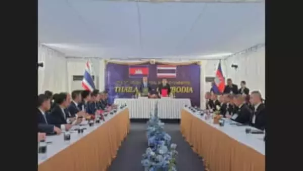 【速報】軍事衝突のタイとカンボジア “停戦合意”の共同声明　両国防相が会談