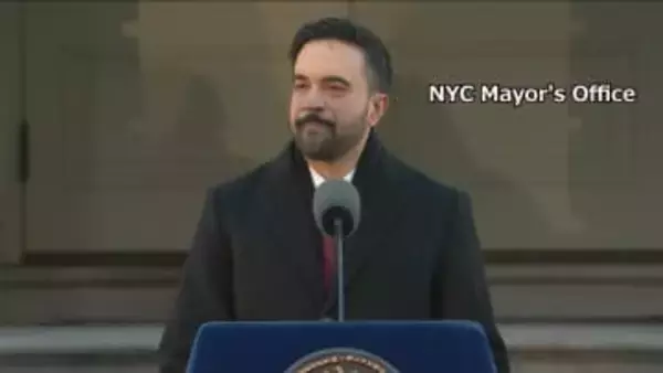 ニューヨーク市長の公邸近くで抗議デモ　計6人が逮捕