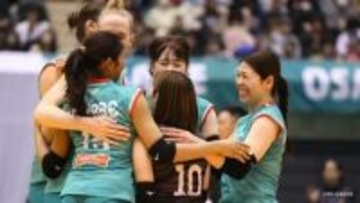 連覇狙う大阪マーヴェラスが決勝進出　来季イタリア移籍のNEC川崎・佐藤淑乃は悲願の初Vならず悔し涙【SVリーグ女子】