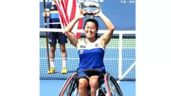 車いすテニス・上地結衣が全米オープン連覇達成で4度目V！小田凱人は準優勝で連覇逃す