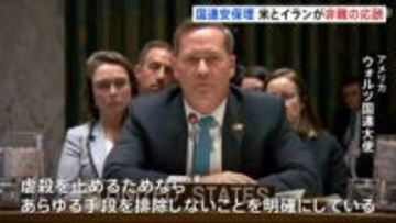 イラン情勢めぐり国連安保理が緊急会合　米大使“虐殺止めるためならあらゆる手段排除しない”　イスラエル首相が「攻撃延期」要請と報道も