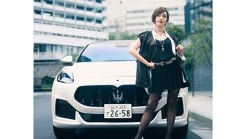 【 早見優 】　白いマセラティと魅せる “激変” イメチェン姿に「クールビューティー」「スーパーモデルみたい」とファン歓喜