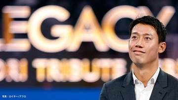 錦織圭、引退セレモニー「怪我が多いテニス人生でしたが…」最後は「走り続けられたことに満足」