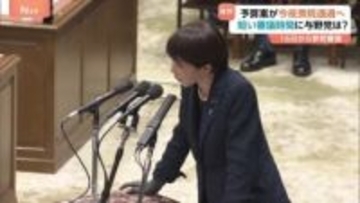 来年度予算案まもなく衆院予算委で可決 今夜衆院通過へ　短い審議時間、終始与党ペースに“総理の意向、無理筋のスケジュールだ”と野党反発