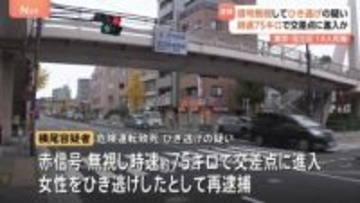 東京・足立区14人死傷ひき逃げ　危険運転致死とひき逃げ容疑で男（37）を再逮捕　赤信号を無視し時速約75キロで交差点進入か　警視庁