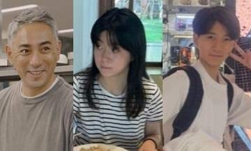 【 市川團十郎 】長女の麗禾さんと長男の勸玄さんと過ごす夏休み「飛行機合わせて15時間寝ましたー」「ゆっくり」「ゆっくり、」