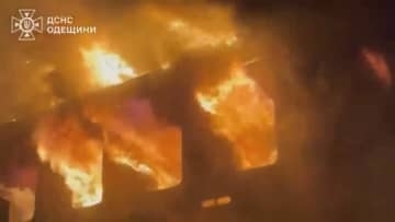 ウクライナ南部でトルコの貨物船炎上　ゼレンスキー大統領“ロシアによる攻撃”として非難