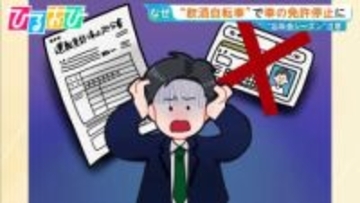 自転車の飲酒運転で車の“免停”に！？忘年会シーズン要注意【ひるおび】