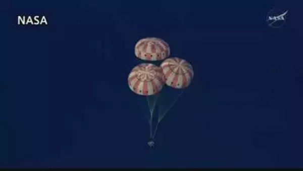 「アルテミス計画」宇宙船が地球に帰還　およそ半世紀ぶりの有人での月周回飛行を終え アメリカ・カリフォルニア州沖合に着水