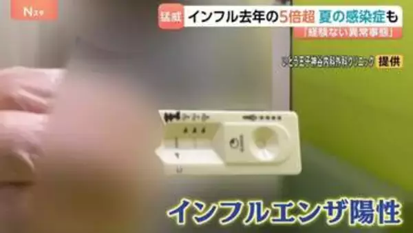 「異常事態」インフルエンザが猛威を振るう中、夏の感染症ヘルパンギーナも増加！