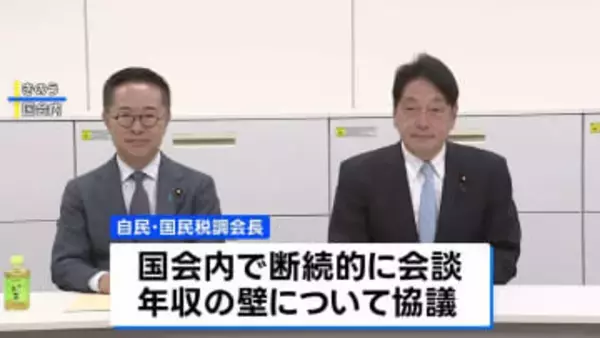 「年収の壁」の引き上げ　自民・国民民主 きょう改めて協議へ