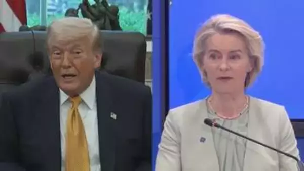 トランプ大統領　EU委員長に7月4日までの貿易合意履行求める　間に合わなければ「はるかに高い関税」と警告