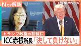 「「カード使えない」 トランプ政権の制裁に「ICCは負けない」赤根所長訴え…“弱腰”の日本政府が姿勢変えたワケ【Nスタ解説】」の画像1
