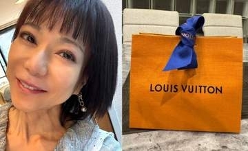 【 堀ちえみ 】 「うわ！　ルイヴィトン！」　夫からホワイトデーのプレゼント　「リップスティック。真っ白です」「とても贅沢な品物」「大切にします」