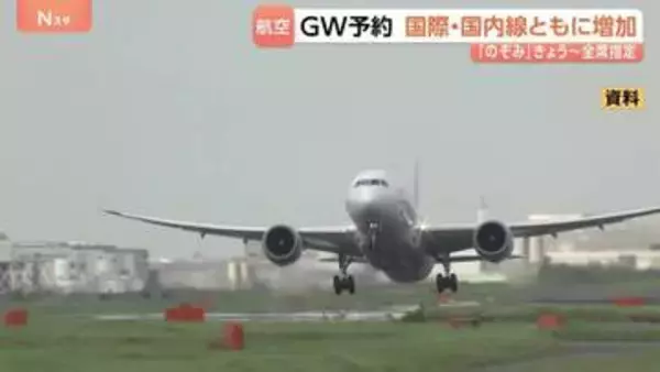 航空各社がGWの予約状況発表　国内・国際線ともに好調　国際線はANAグループが前年度比12％増　JALグループが3％増