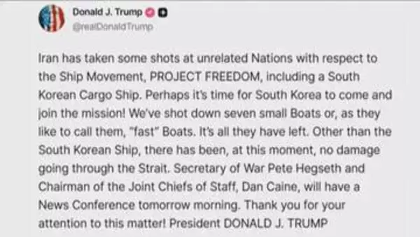アメリカ軍がイランの小型船7隻を撃沈　トランプ大統領がSNSに投稿