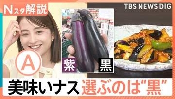 ナスは「黒」、ブルーベリーは「白っぽい」　美味しい食材の見分けポイントをご紹介【Nスタ解説】