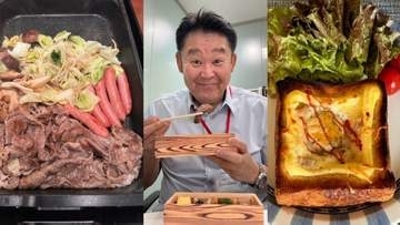 【 花田虎上 】　1日の食事をブログで公開　朝のデニッシュパンから昼の豪華ステーキ弁当、夜の鉄板焼きまでスタミナ満点メニューを披露