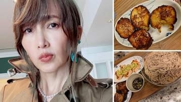 【 工藤静香 】手料理公開に「木村家の食卓が見れてうれしい」の声　「次女が上手に焼いてくれます」Kōki,さんも一緒に調理