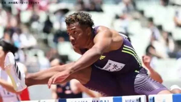 村竹ラシッドは13秒13で2位　優勝のJ.ブリットに0秒06届かず　23年の泉谷駿介以来のVならず　やり投げ北口榛花は7位【DL厦門大会】