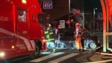 宇都宮市の交差点で軽乗用車と乗用車が衝突　軽乗用車を運転していた70代くらいの女性が意識不明の重体