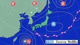 「【台風6号】強い勢力で沖縄・奄美に接近 暴風・大雨に厳重警戒　水曜にかけて西日本・東日本にも接近する見通し」の画像1