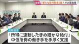 「「中低所得の働き手を支援する新給付制度」2029年度導入で大筋合意　超党派「国民会議」実務者会合　食料品消費税減税は議論継続」の画像1