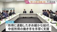 「中低所得の働き手を支援する新給付制度」2029年度導入で大筋合意　超党派「国民会議」実務者会合　食料品消費税減税は議論継続