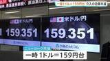 「一時1ドル＝159円台に再び円安進行　日米協調介入の円高効果“半分打ち消す”」の画像1