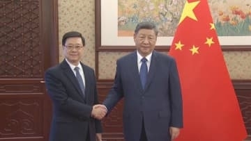 習近平国家主席が香港政府トップと面会「国家安全を守った」と評価