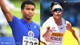 「男子110mH 古賀ジェレミー 大雨の中、13秒57で初優勝「これから4連覇を狙う」男子100m 小室歩久斗は10秒35で2位【陸上・日本インカレ】」の画像1