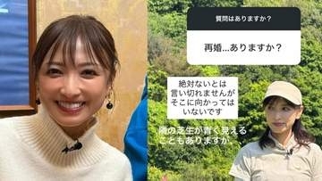 【 望月理恵 】　再婚についての質問に回答「絶対ないとは言い切れませんが、そこに向かってはいないです」 体型維持や人生観明かすQ&Aに注目集まる