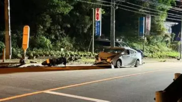相模原市緑区でオートバイと乗用車の事故 オートバイの男性運転手が死亡 乗用車の運転手が車を残して現場から逃走 ひき逃げ事件として行方追う 神奈川県警