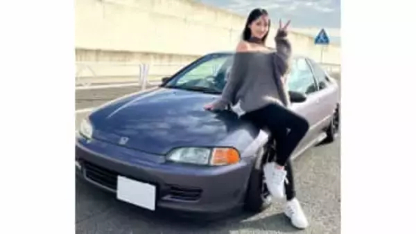 【 川瀬もえ 】　「愛車が返ってきたぞーーーー」「シビックEJ1」の復活を報告　こだわりのエンジンルームも公開