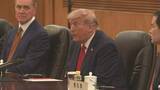 「【速報】米中首脳会談 トランプ大統領「共に素晴らしい未来を築いていくだろう」」の画像1