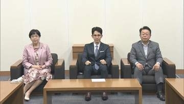 立憲「8月末までの3党合流判断は難しい」　中道・公明との幹事長会談で伝える