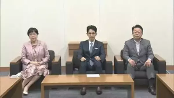 立憲「8月末までの3党合流判断は難しい」　中道・公明との幹事長会談で伝える