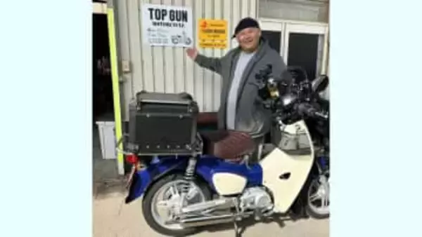 【 安田大サーカス 】HIRO〝カブヌシ〟に復活「スーパーカブ110Pro」にご満悦「前カゴカバー」で「買い物行くのも安心だ」