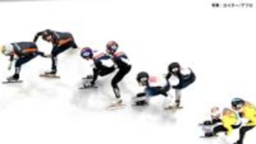 ショートトラック男子5000mリレー 宮田「ちょっともったいない」アンカー勝負まで食らいつくも決勝進出ならず…【ミラノ五輪】