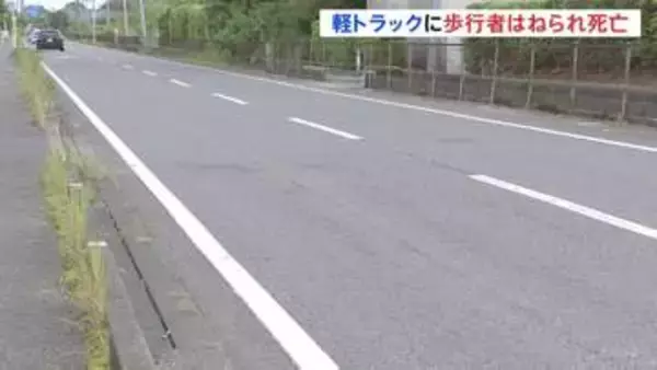 軽トラックに男性(50)はねられ死亡 運転手(26)を現行犯逮捕　現場は見通しの良い直線道路　千葉･茂原市